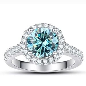 Certificate Moissanite Ring